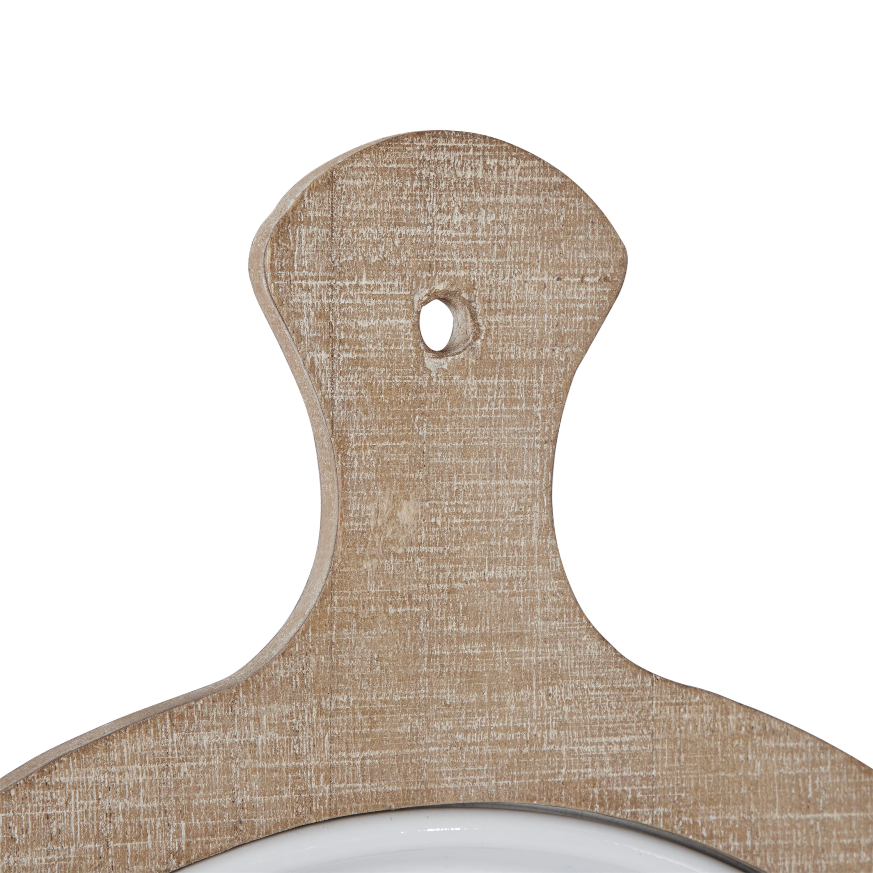 DecMode Indoor White Metal Farmhouse Wall Decor, Set of 2