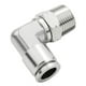 thumbnail image 2 of Par Rápido 8Mm Bspp Rosca Externa 44628 Cobre Ángulo Recto Conector Rápido Elemento Neumático Para Manguera De Nailon Pu Herramienta De Aire (Plata) 2 Uds Scienceny TO003042-00, 2 of 7