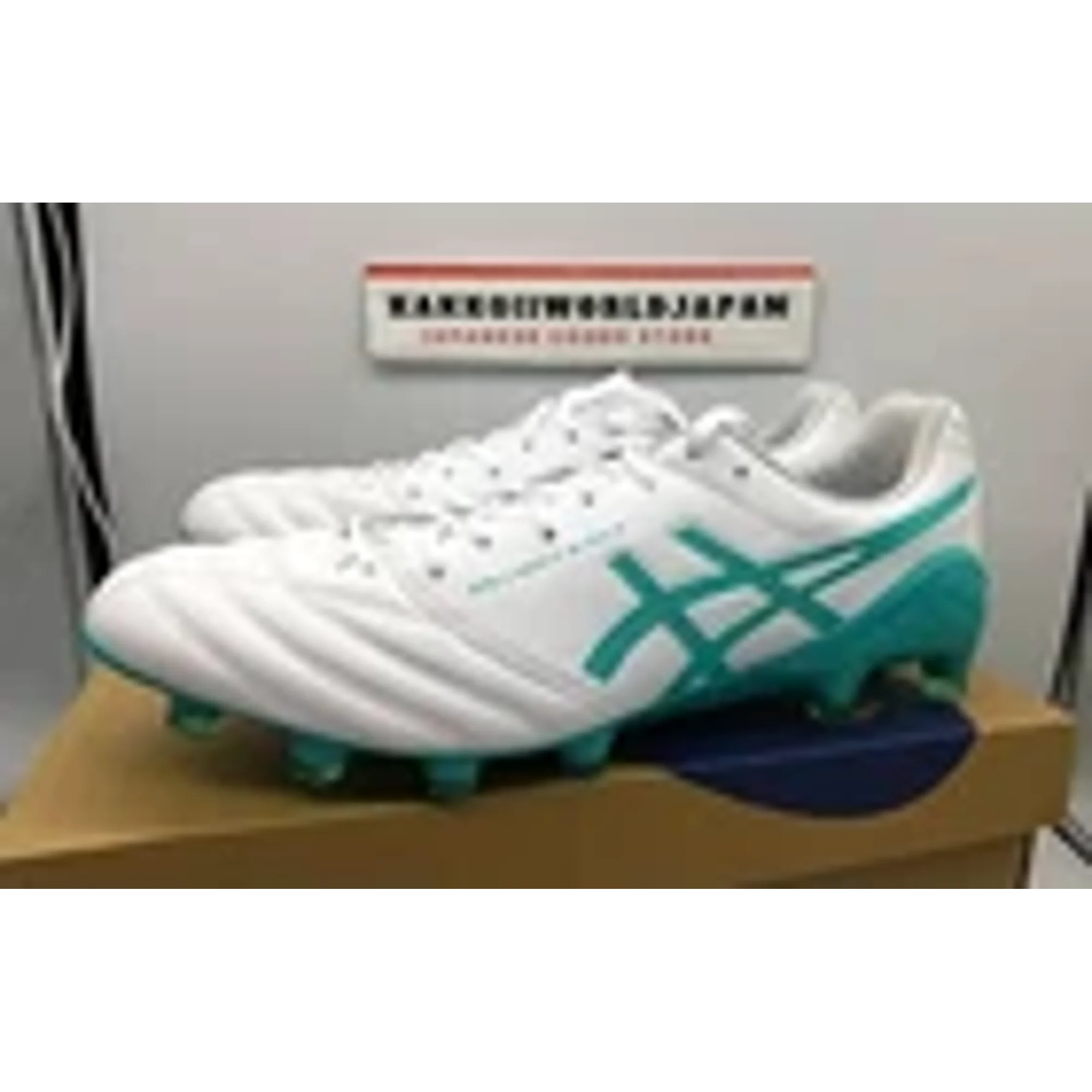 ASICS Soccer Cleats DS LIGHT X-FLY 5 White/Sea Glass