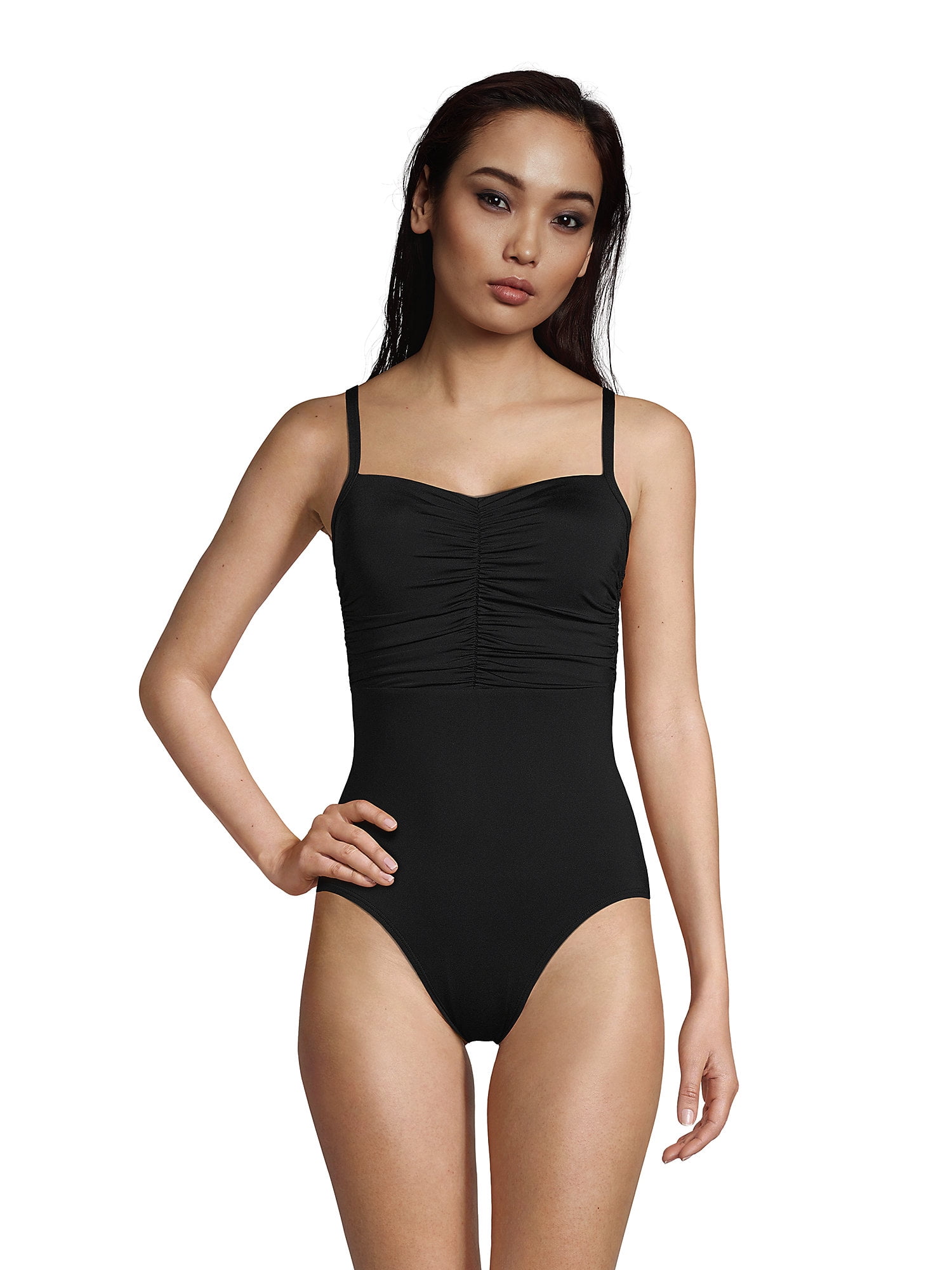 lands end women's one piece swimsuits