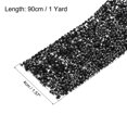 thumbnail image 2 of 1 Roll 1 Yard Self Adhesive Crystal Rhinestone Diamond Ribbon for Arts & Crafts Project Black, 2 of 5