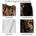 thumbnail image 4 of luoweisi Men's Beach Shorts Quick Dry Swim Trunks with Mesh Lining Leopard S, 4 of 5