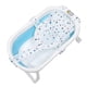 thumbnail image 1 of Silla de baño ajustable para bebé, soporte de malla para baño, eslinga de malla plegable para baño, adecuada para la mayoría de las bañeras (excepto las bañeras), 1 of 6