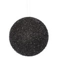 thumbnail image 1 of Vickerman N185717D Boule Perlée Noire de 4,75 Pouces avec Perçage 6 par Sac, 1 of 3
