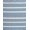Blue White, Pattern 13, variant on ODIKA 8'x10' Washable Area Rug Striped Accent With Horizontal Bands And Minimalist Border Design for King Size Bedroom Under Bed, Master Suite, Non-Shedding, Easy Care