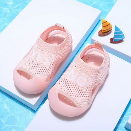 

Hunpta Kids Sandals Boys Shoes Infant Breathable Girls Toddler Mesh Kids Beach Baby Sandals Soft Baby Shoes