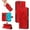 Red, variant on Wallet Phone case for OPPO A7 (CPH1901)