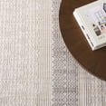 thumbnail image 6 of SAFAVIEH Martha Stewart Serenity Liana Striped Area Rug, Ivory/Grey, 6'7" x 6'7" Round, 6 of 10