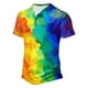 thumbnail image 2 of Camisas de Manga Larga para Hombres Botón de Impresión Casual Blusa de Cuello Redondo, Manga Corta para Invierno Primavera, 2 of 4