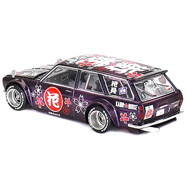 Kaido House x Mini GT Datsun 510 Wagon Hanami V3 - Purple
