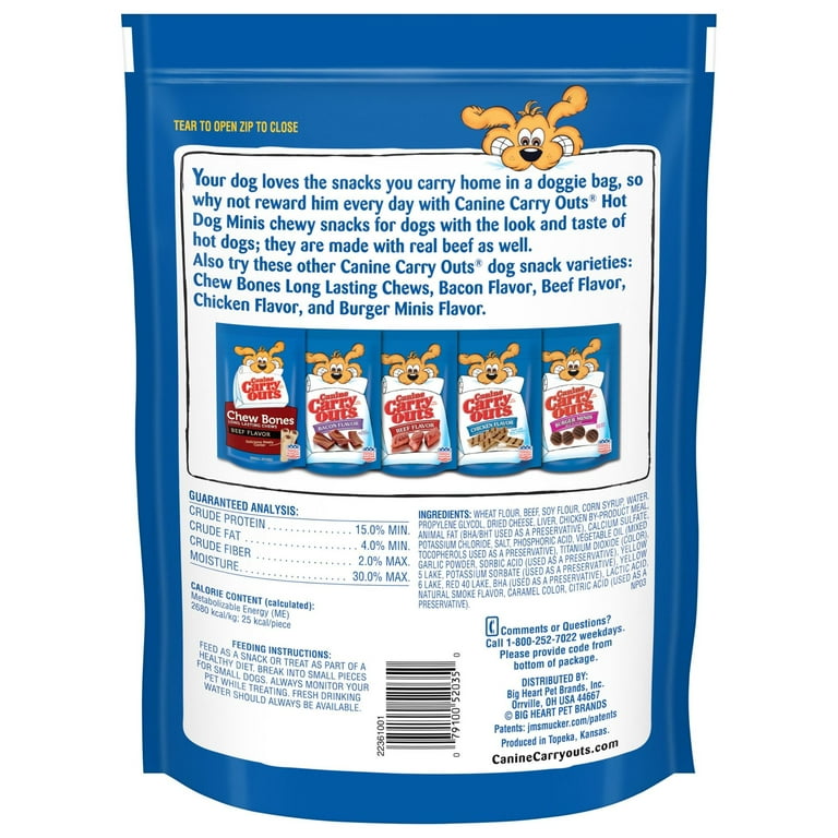 Canine carry top outs 25 oz