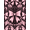 Pink Black, Pattern 15, variant on ODIKA 8'x10' Washable Area Rug Non-Slip Chair-Friendly Mat Pink Delicate Ribbon Themed Symmetrical Polka Dot Shaped for Dining Room, Large Office, Lounge