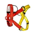thumbnail image 3 of Cinturón de seguridad para descenso, Montañismo al aire libre, escalada en roca, cinturón de seguridad para gran altitud, protección de cintura, rojo y amarillo, 3 of 10