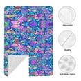 thumbnail image 4 of Car Seat Cover Baby, Colorful Mushrooms Baby Car Seat Cover for Baby Boys Girls Newborn , Infant Car Seat Canopy Cover Nursing Breastfeeding Cover Warm Blanket, 4 of 7