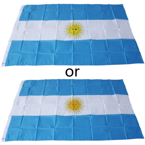 Argentina Flag 3'' for Grommets Fade