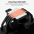 thumbnail image 6 of Thermalright ASSASSIN X120-A DARK All-Black CPU Air Cooler, 4 Heat Pipes, 120mm PWM Fan, AMD AM5/AM4, Intel LGA1851/1700, 6 of 10