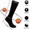 thumbnail image 4 of Uccdo Men Women Heated Warm Socks Battery Powered Winter Thermal Heating Foot Socks, 4 of 8