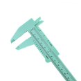 thumbnail image 5 of 6 pulgadas 150 mm Mini calibre de doble escala de plástico Vernier Caliper para joyería Regla de calibre deslizante Herramienta de medición 5 piezas (verde menta), 5 of 5