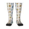 thumbnail image 2 of Lsque Cartoon Poodle Dog Printed Crew Socks Men's Women's LightWeight Thin Casual Calf Socks ,Knee High Socks,Cotton Socks, 2 of 9