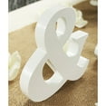 thumbnail image 3 of Yiwa Wooden Letters Mr & Mrs Wedding Anniversary Party Decoration, White, 3 of 6