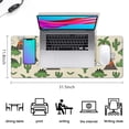 thumbnail image 5 of Long Mouse Pads for Desk,Beige Cartoon Dinosaurs Volcanoes Cacti Desk Mats on Top Of Desks, Desk Mouse Pad Extra Large with 3mm Non-Slip Base and Stitched Edge for Gaming,Work,Home 31.5"x11.8", 5 of 5