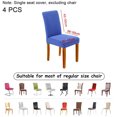 thumbnail image 2 of Universal Dining Chair Covers, Set of 4 - Stretchable, Washable Seat Protectors for Kitchen, Weddings, Banquets & More, 2 of 5