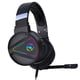 thumbnail image 3 of Auriculares HXSJ Auriculares para juegos HXSJ F16 con cable y montados en la cabeza con unidad de controlador de 50 mm Micrófono omnidireccional Efecto de luz RGB Puertos USB + de 3,5 mm HXSJ Auriculares, 3 of 7