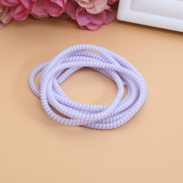 140cm Cable De Alambre Para Teléfono Protector De Cuerda Antirrobo De Resorte Para Auriculares