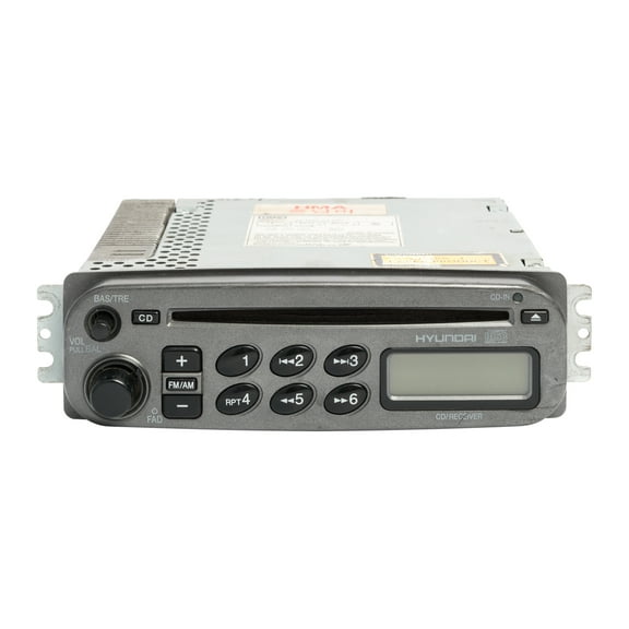 Restored 2000-2002 Hyundai Accent AM FM Radio Receiver Single Disc CD Player 96160-25300 (Refurbished)