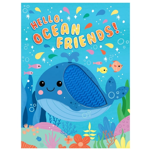 Hello, Ocean Friends - Silicone Touch and Feel Board Book - Sensory Board Book