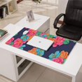 thumbnail image 3 of Long Mouse Pads for Desk,Pioneer Flower Floral Print Pattern Desk Mats on Top Of Desks, Desk Mouse Pad Extra Large with 3mm Non-Slip Base and Stitched Edge for Gaming,Office,Work,Home 31.5"x15.7", 3 of 6