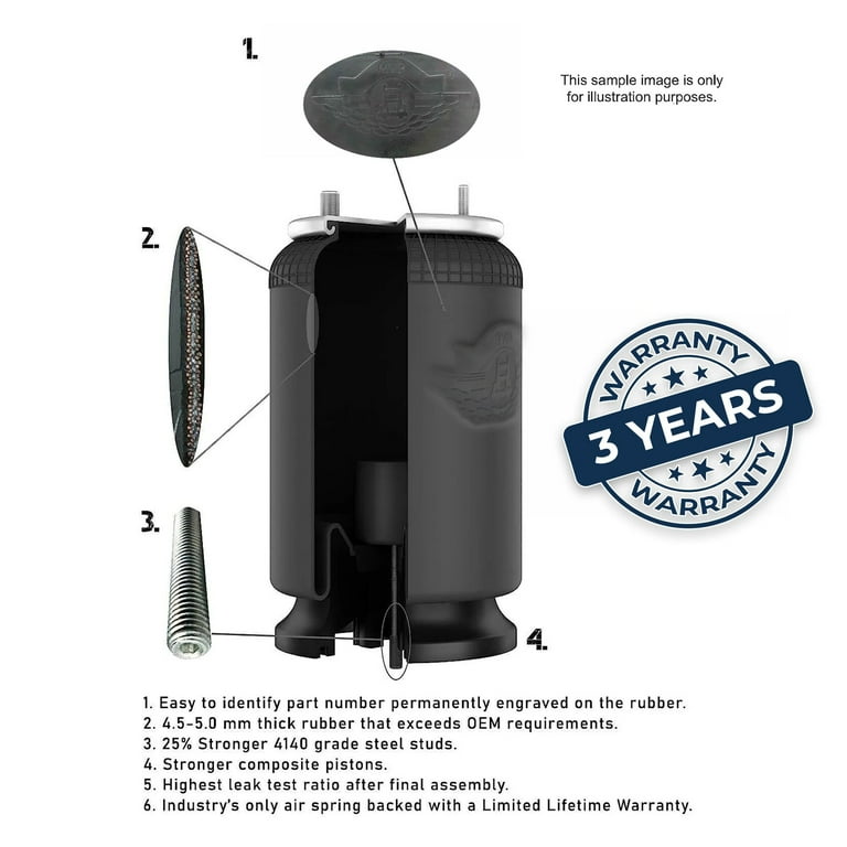 フロントエアーバック Air Bag - Trailer - W01-358-9978 - Trailer - OTR Truck Parts LLC