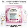 thumbnail image 3 of Garnier SkinActive Super Hydrating Sheet Mask, Soothing, 6 Pack, 3 of 4