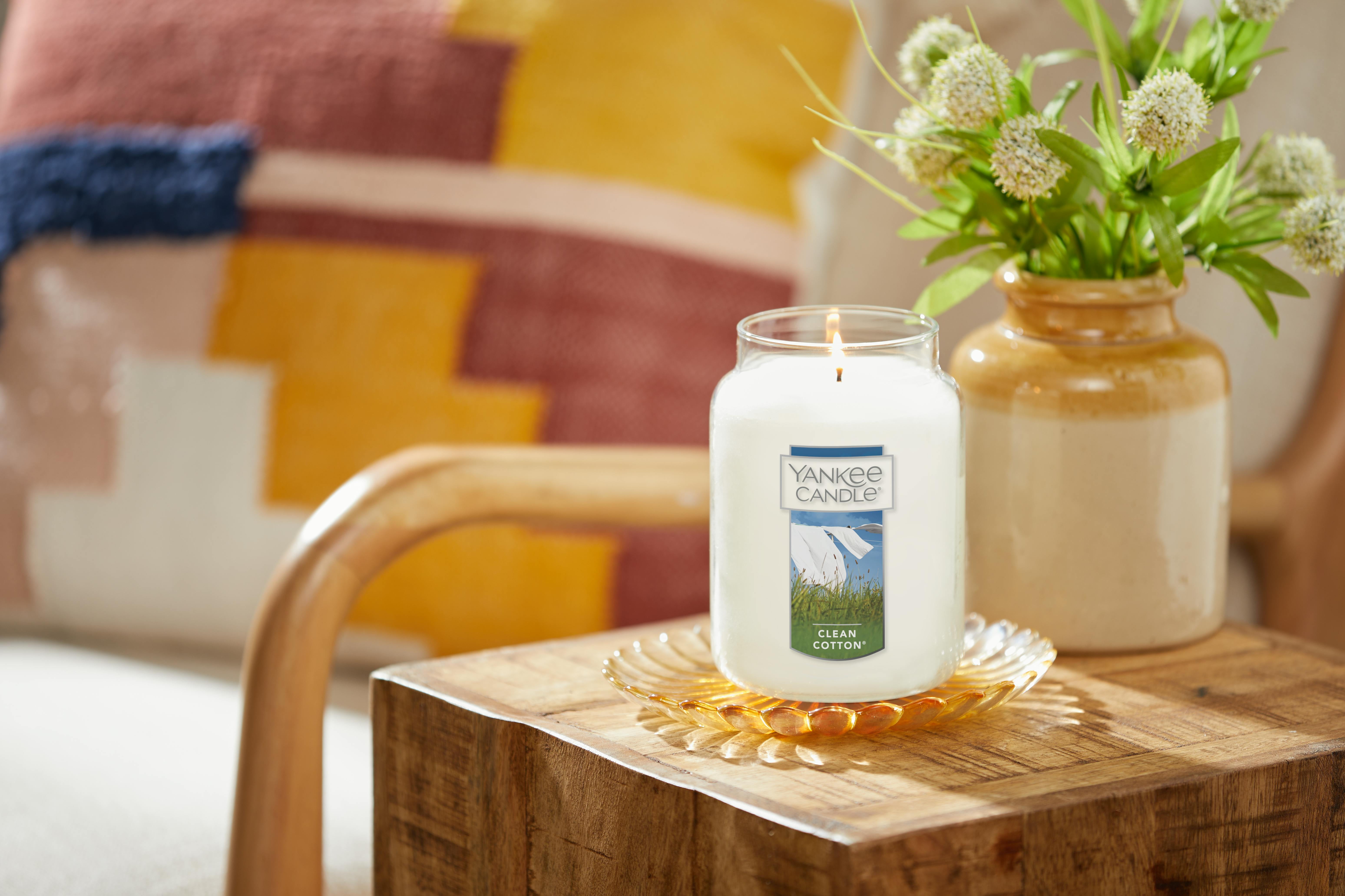 Yankee Candle Original Large Jar, Clean Cotton®, 22 oz - Walmart.com