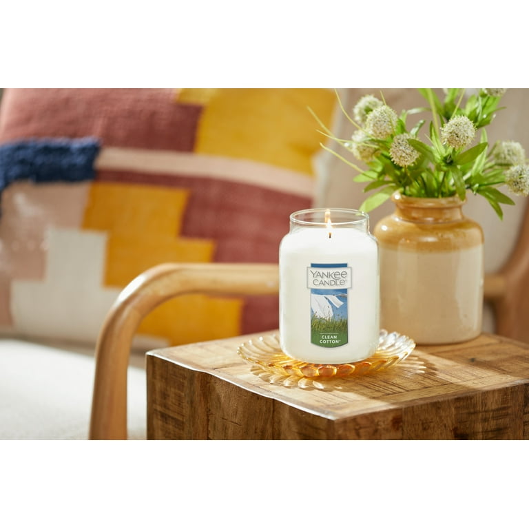 Yankee Candle Original Large Jar, Clean Cotton®, 22 oz - Walmart.com