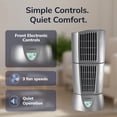 thumbnail image 6 of Lasko Wind Tower 14" 3-Speed Oscillating, Pivoting Head Tower Desk Fan 4910, 6 of 8