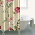 thumbnail image 4 of Waterproof Pioneer Shower Curtain 36x72 Inch Polyester Unique Colorful Floral Shower Curtain for Bathroom Hotel Home Decor with 7 Plastic Hooks, 4 of 4