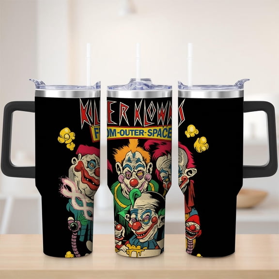 Killer Klowns From Outer Space Stainless Steel Tumbler, 30oz