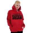thumbnail image 3 of Fluent in Sarcasm Funny Attitude Hoodie Sweatshirt Women Men Brisco Brands X, 3 of 6