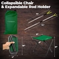 thumbnail image 3 of Kids Fishing Pole Rod Reel Combo with Tackle Box and Chair for Beginners, 3 of 6