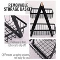 thumbnail image 3 of 2 Tier Vegetable Racks, Vegetable Fruit Storage Basket Stand Fruit Bowl Metal Detachable Fruit Vegetable Holder Storage, 3 of 5