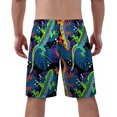 thumbnail image 3 of NICKSUN Men's Swim Trunks, Cute Print Quick Dry Summer Board Beach Shorts with Mesh Lining and Pockets, 3 of 6