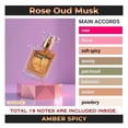 thumbnail image 4 of Seamless Hold Rose Oud Musk Turkish Rose Pink Pepper Perfume for Women and Men Parfum | Inspired Luxury Fragrance | Long-Lasting Scent - 1 oz (30 ml), 4 of 6