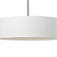 thumbnail image 4 of Integrated LED Dimmable Pendant Lighting with Fabric Drum Shade, Silver, 4 of 5