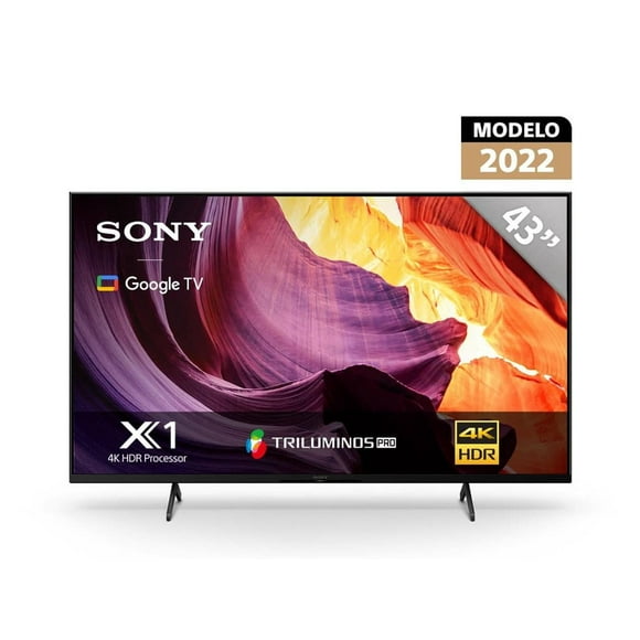 Pantalla LED Sony X80K 43 Pulgadas 4K UHD Smart Google TV Modelo 2022 multicolor