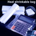 thumbnail image 2 of VALINK 100 Pcs Heat Shrink Film Clear PVC Shrinkable Packaging Wrap Sealing Protector, 2 of 7