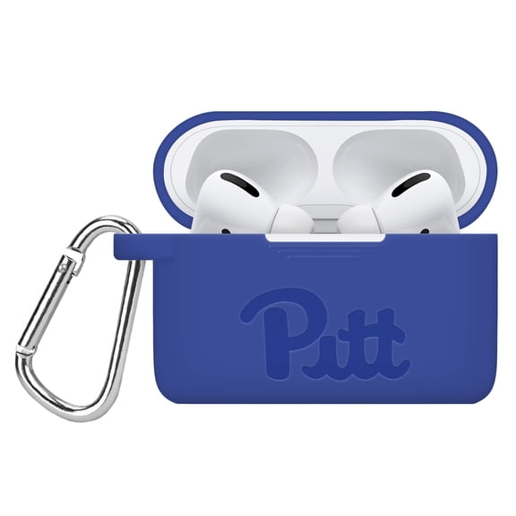Pittsburgh Panthers Engraved Silicone Case Cover Compatible with Apple AirPods Pro 1 & 2 (Blue) by Affinity Bands