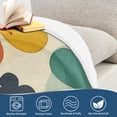thumbnail image 4 of Yayeee Throw Blanket for Couch Soft Warm 50" x 60" Sofa Chair Bed Decoration, Beige Clover Pattern, 4 of 7