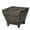 Brown, variant on Tcbosik 13 Gallon Storage Side Table with Flip Lid, All-Weather PE Wicker & Steel Deck Box for Patio, Outdoor End Table with Pneumatic Rods, Brown