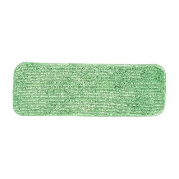 Hospeco Mop Pad,Green,Microfiber,PK12 2504-SPH-MFP-16G